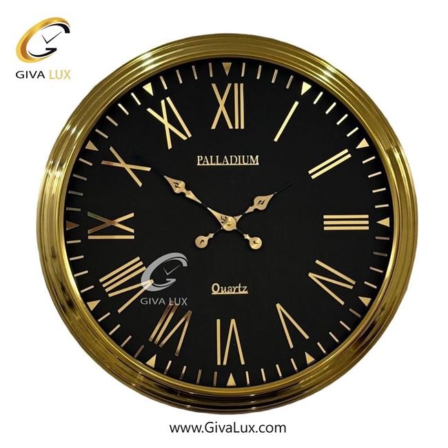 ساعت دیواری اورجینال پالادیوم آلیاژ فلزی طلایی| کد رفرنس S502