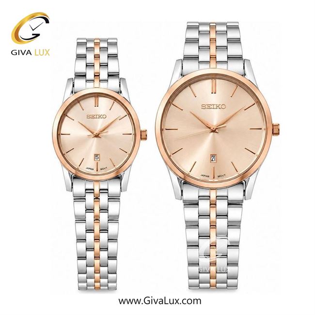ساعت مچی  ست سیکو SEIKO  رزگلد | نقره ای-رزگلد| رزگلد|