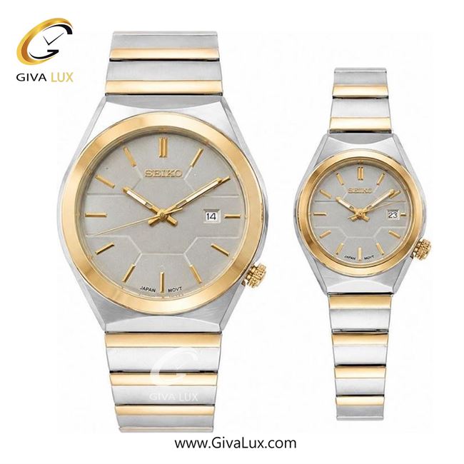 ساعت مچی  ست سیکو SEIKO  طلایی-نقره ای | طلایی-نقره ای| نقره ای|