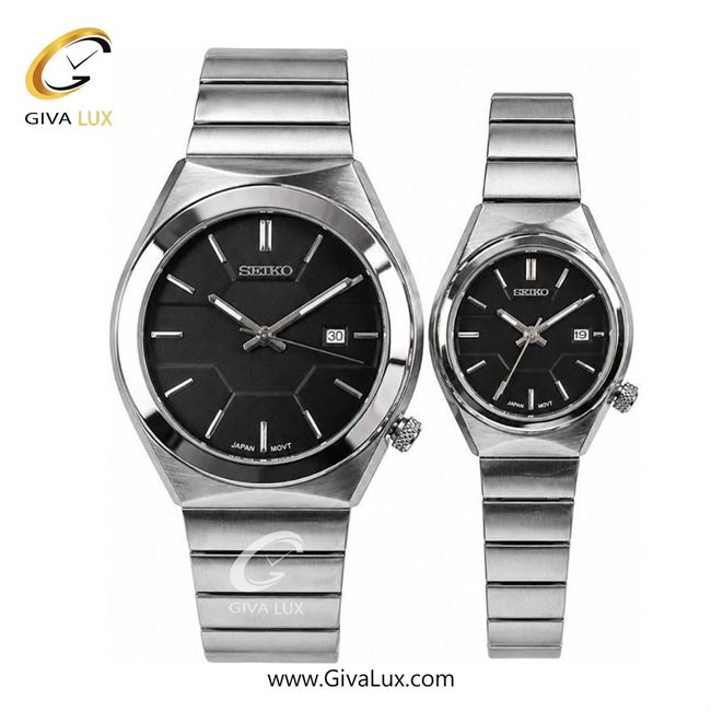 ساعت مچی  ست سیکو SEIKO  نقره ای | نقره ای| مشکی|