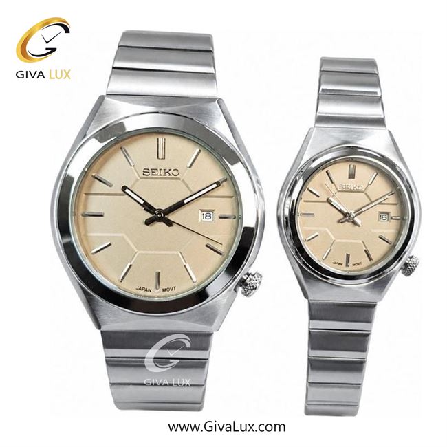 ساعت مچی  ست سیکو SEIKO  نقره ای | نقره ای| کرم|