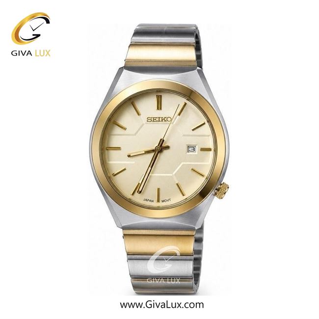 ساعت مچی  مردانه سیکو SEIKO  طلایی-نقره ای | نقره ای-طلایی| کرم|