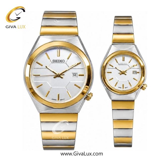 ساعت مچی  ست سیکو SEIKO  طلایی-نقره ای | طلایی-نقره ای| سفید|