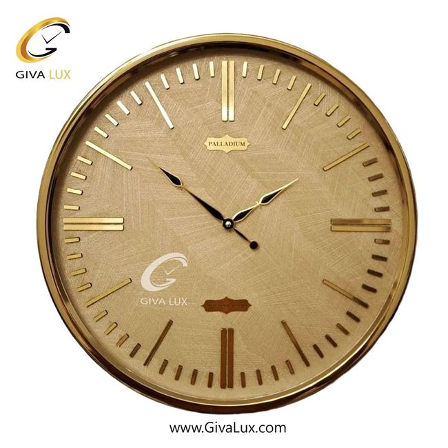 ساعت دیواری اورجینال پالادیوم آلیاژ فلزی طلایی| کد رفرنس X200