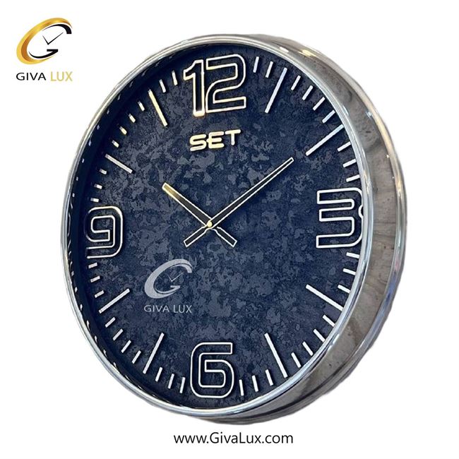 ساعت دیواری اورجینال ست آلیاژ فلزی نقره ای| کد رفرنس X300