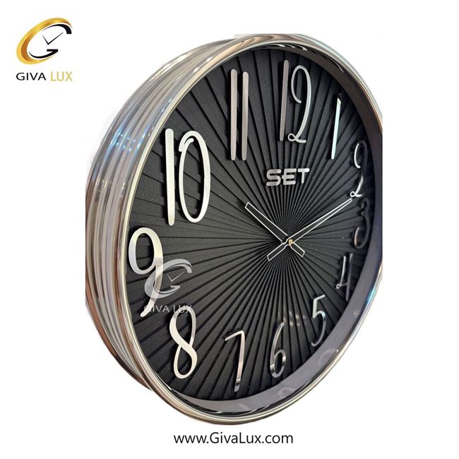 ساعت دیواری اورجینال ست آلیاژ فلزی نقره ای| کد رفرنس X400