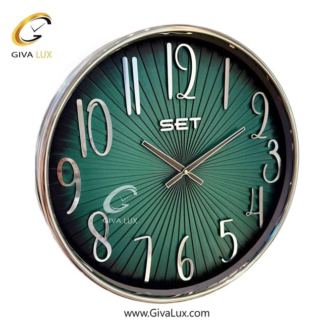 ساعت دیواری اورجینال ست آلیاژ فلزی نقره ای| کد رفرنس X400