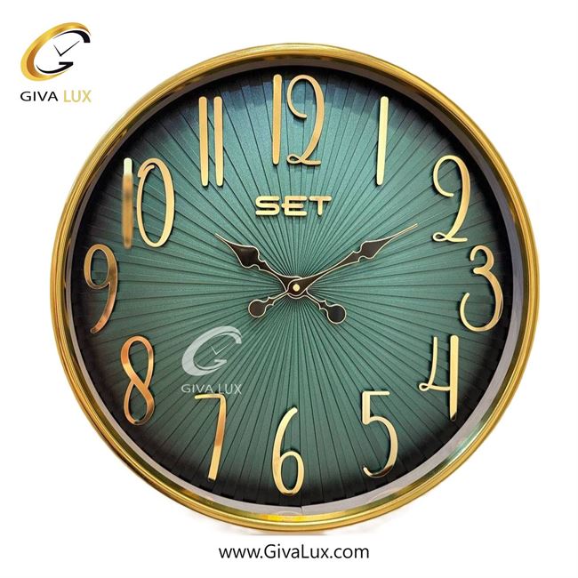 ساعت دیواری اورجینال ست آلیاژ فلزی طلایی| کد رفرنس X500