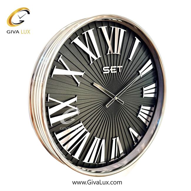 ساعت دیواری اورجینال ست آلیاژ فلزی نقره ای| کد رفرنس X600