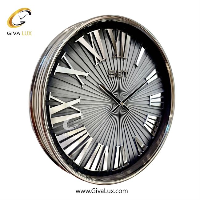 ساعت دیواری اورجینال ست آلیاژ فلزی نقره ای| کد رفرنس X600