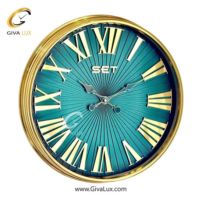 ساعت دیواری اورجینال ست آلیاژ فلزی طلایی| کد رفرنس X700