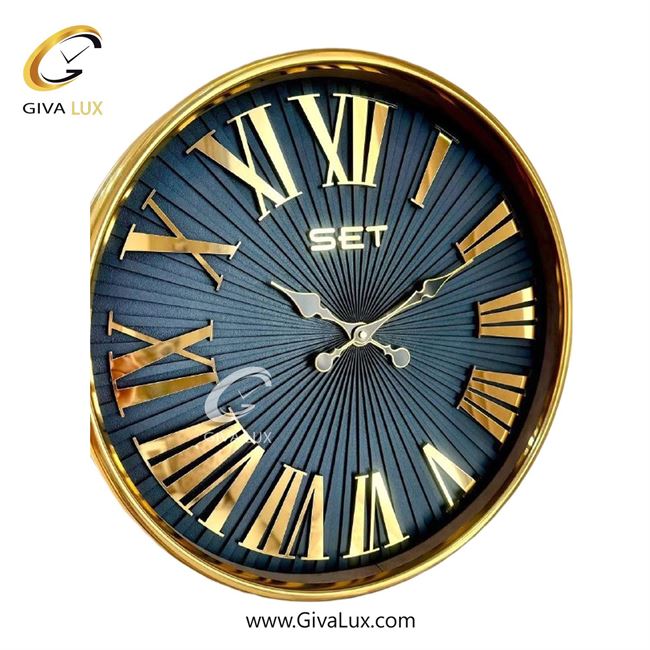 ساعت دیواری اورجینال ست آلیاژ فلزی طلایی| کد رفرنس X700