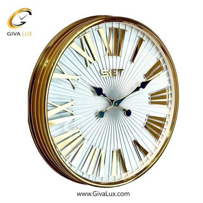 ساعت دیواری اورجینال ست آلیاژ فلزی طلایی| کد رفرنس X700