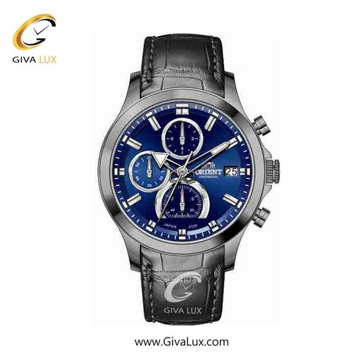 ساعت مچی اورجینال زنانه اورینت (کانتیننتال) | Orient (Continental) سه موتوره کرنوگراف تیتانیوم | مشکی| سرمه ای| کد رفرنس 120