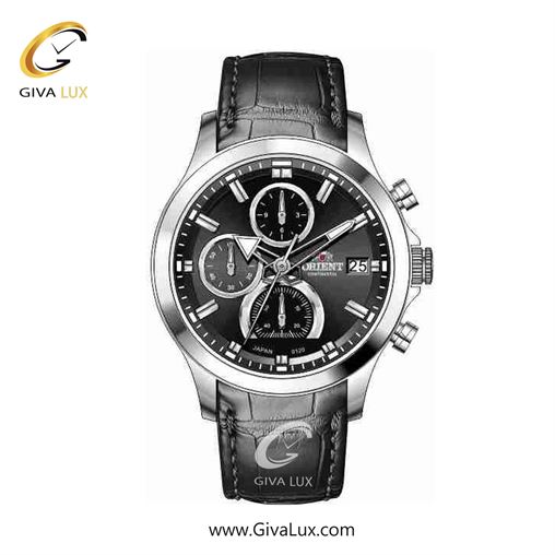 ساعت مچی اورجینال زنانه اورینت (کانتیننتال) | Orient (Continental) سه موتوره کرنوگراف نقره ای | مشکی| مشکی| کد رفرنس 120