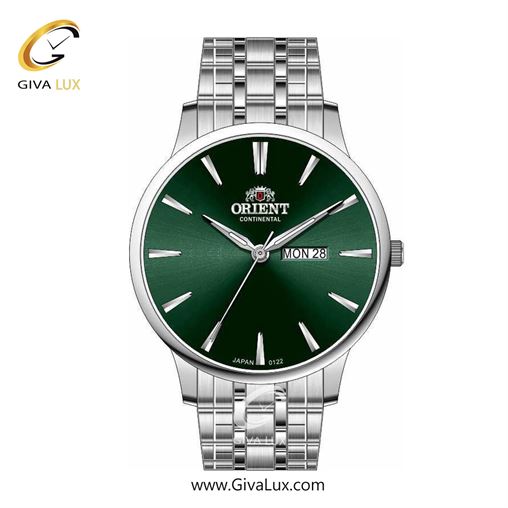 ساعت مچی اورجینال مردانه اورینت (کانتیننتال) | Orient (Continental) نقره ای | نقره ای| سبز یشمی تیره| کد رفرنس 122