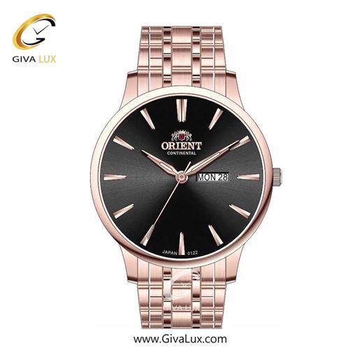 ساعت مچی اورجینال مردانه اورینت (کانتیننتال) | Orient (Continental) رزگلد | رزگلد| مشکی| کد رفرنس 122