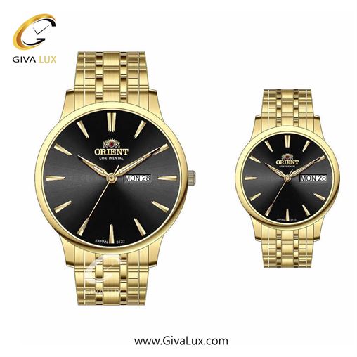 ساعت مچی اورجینال ست اورینت (کانتیننتال) | Orient (Continental) طلایی | طلایی| مشکی| کد رفرنس 122