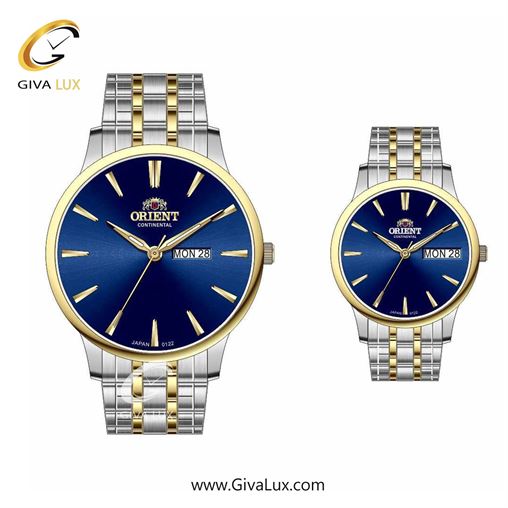 ساعت مچی اورجینال ست اورینت (کانتیننتال) | Orient (Continental) طلایی | نقره ای-طلایی| سرمه ای| کد رفرنس 122