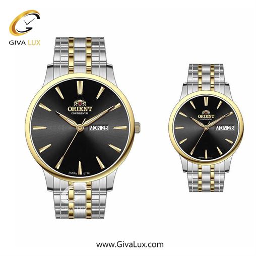 ساعت مچی اورجینال ست اورینت (کانتیننتال) | Orient (Continental) طلایی | نقره ای-طلایی| مشکی| کد رفرنس 122