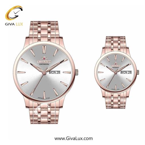 ساعت مچی اورجینال ست اورینت (کانتیننتال) | Orient (Continental) رزگلد | رزگلد| نقره ای| کد رفرنس 122