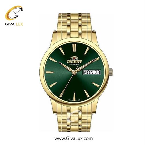 ساعت مچی اورجینال زنانه اورینت (کانتیننتال) | Orient (Continental) طلایی | طلایی| سبز یشمی تیره| کد رفرنس 122