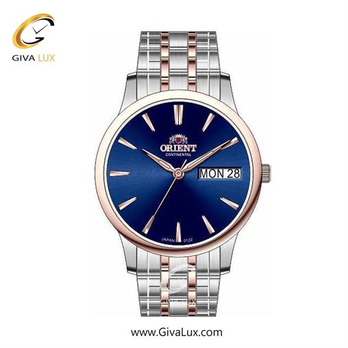 ساعت مچی اورجینال زنانه اورینت (کانتیننتال) | Orient (Continental) رزگلد | نقره ای-رزگلد| سرمه ای| کد رفرنس 122