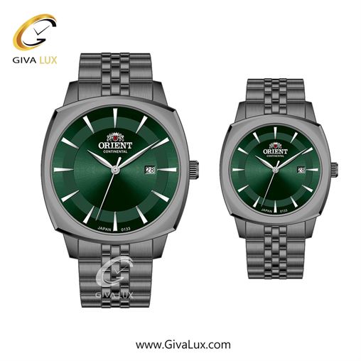 ساعت مچی اورجینال ست اورینت (کانتیننتال) | Orient (Continental) تیتانیوم | تیتانیوم| سبز یشمی تیره| کد رفرنس 133
