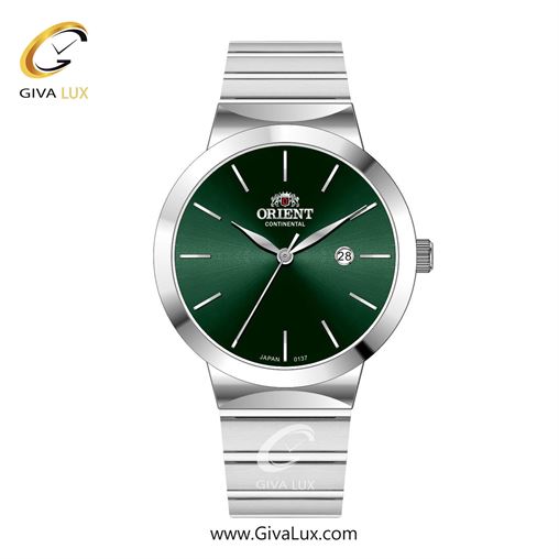 ساعت مچی اورجینال مردانه اورینت (کانتیننتال) | Orient (Continental) نقره ای | نقره ای| سبز یشمی تیره| کد رفرنس 137