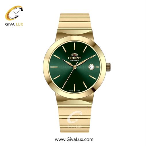 ساعت مچی اورجینال زنانه اورینت (کانتیننتال) | Orient (Continental) طلایی | طلایی| سبز یشمی تیره| کد رفرنس 137