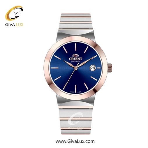 ساعت مچی اورجینال زنانه اورینت (کانتیننتال) | Orient (Continental) رزگلد | رزگلد-نقره ای| سرمه ای| کد رفرنس 137