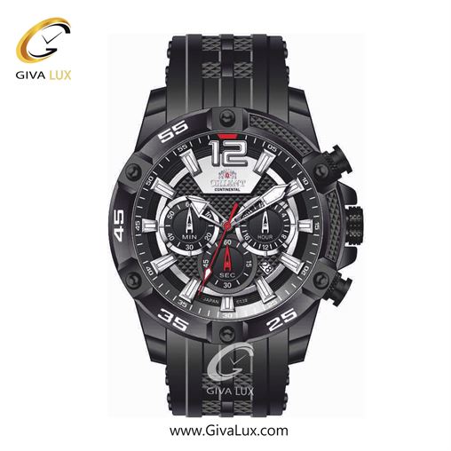 ساعت مچی اورجینال مردانه اورینت (کانتیننتال) | Orient (Continental) سه موتوره کرنوگراف مشکی | مشکی| مشکی| کد رفرنس 139