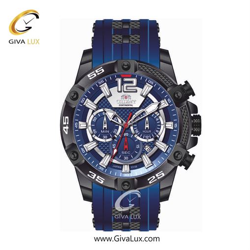 ساعت مچی اورجینال مردانه اورینت (کانتیننتال) | Orient (Continental) سه موتوره کرنوگراف مشکی | سرمه ای| سرمه ای| کد رفرنس 139