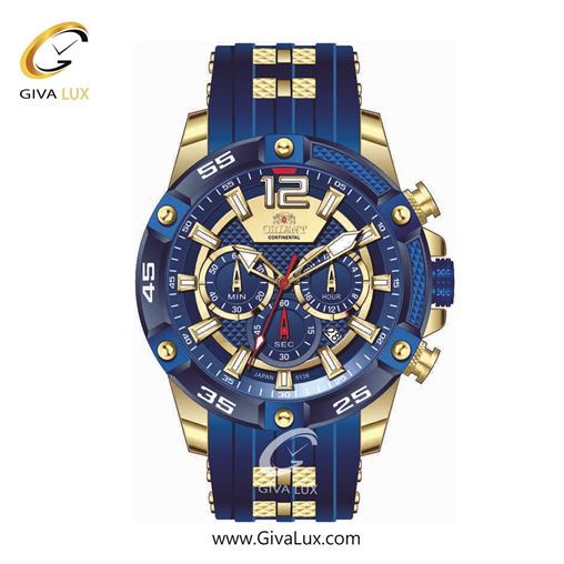 ساعت مچی اورجینال مردانه اورینت (کانتیننتال) | Orient (Continental) سه موتوره کرنوگراف سرمه ای-طلایی | طلایی-سرمه ای| سرمه ای| کد رفرنس 139