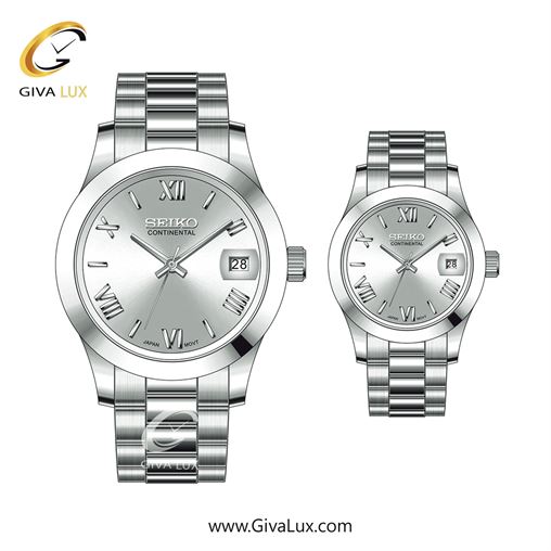 ساعت مچی اورجینال ست سیکو (کانتیننتال) | Seiko (Continental)  نقره ای | نقره ای| نقره ای| کد رفرنس 0406