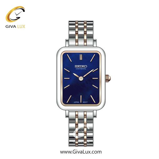 ساعت مچی اورجینال زنانه سیکو (کانتیننتال) | Seiko (Continental)  رزگلد-نقره ای | نقره ای-رزگلد| سرمه ای| کد رفرنس 0408