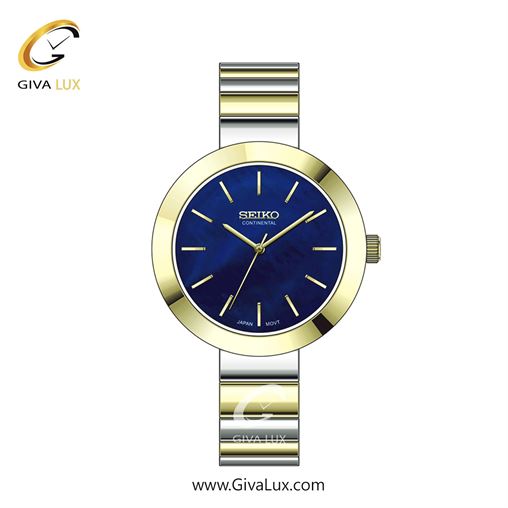 ساعت مچی اورجینال زنانه سیکو (کانتیننتال) | Seiko (Continental)  طلایی | نقره ای-طلایی| سرمه ای| کد رفرنس 0413