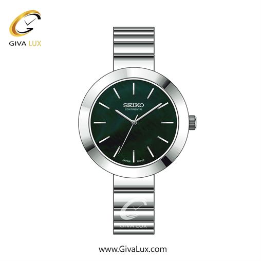 ساعت مچی اورجینال زنانه سیکو (کانتیننتال) | Seiko (Continental)  نقره ای | نقره ای| سبز| کد رفرنس 0413