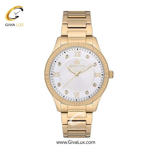 ساعت مچی اورجینال زنانه بیگوتی BIGOTTI طلایی | طلایی| نقره ای| کد رفرنس BG.1.10157.3
