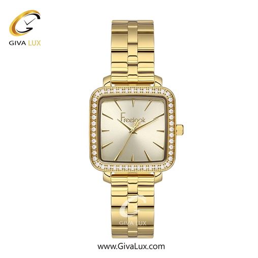 ساعت مچی اورجینال زنانه فریلوک Freelook طلایی | طلایی| طلایی| کد رفرنس FL.1.10403-2