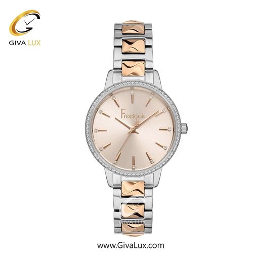 ساعت مچی اورجینال زنانه فریلوک Freelook نقره ای | نقره ای-رزگلد| رزگلد| کد رفرنس FL.1.10404-5