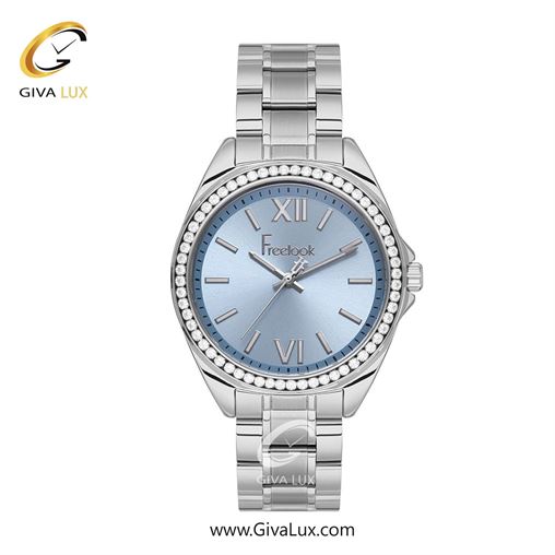 ساعت مچی اورجینال زنانه فریلوک Freelook نقره ای | نقره ای| آبی خاکستری| کد رفرنس FL.1.10405-2