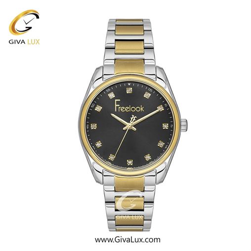 ساعت مچی اورجینال زنانه فریلوک Freelook طلایی | نقره ای-طلایی| مشکی| کد رفرنس FL.1.10414-4