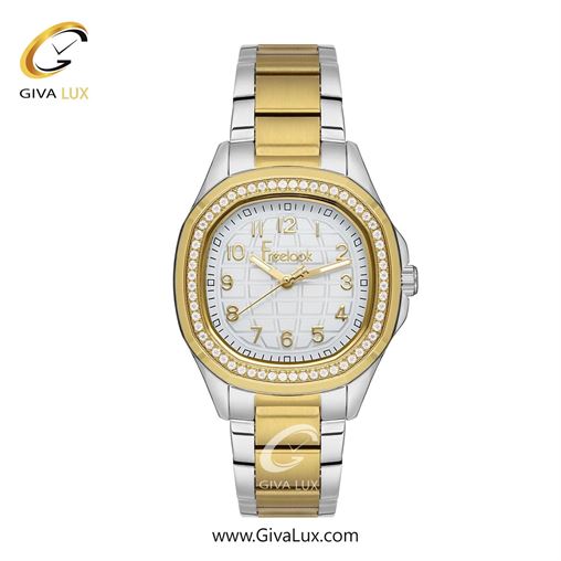 ساعت مچی اورجینال زنانه فریلوک Freelook طلایی | نقره ای-طلایی| نقره ای| کد رفرنس FL.1.10418-4