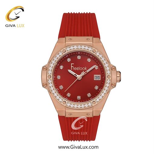 ساعت مچی اورجینال زنانه فریلوک Freelook رزگلد | قرمز| قرمز| کد رفرنس FL.1.10433-4