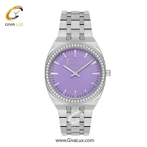 ساعت مچی اورجینال زنانه فریلوک Freelook نقره ای | نقره ای| یاسی| کد رفرنس FL.1.10439-2
