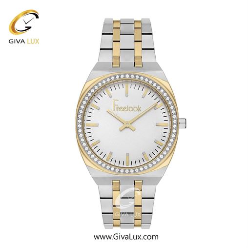 ساعت مچی اورجینال زنانه فریلوک Freelook طلایی | طلایی-نقره ای| نقره ای| کد رفرنس FL.1.10439-4