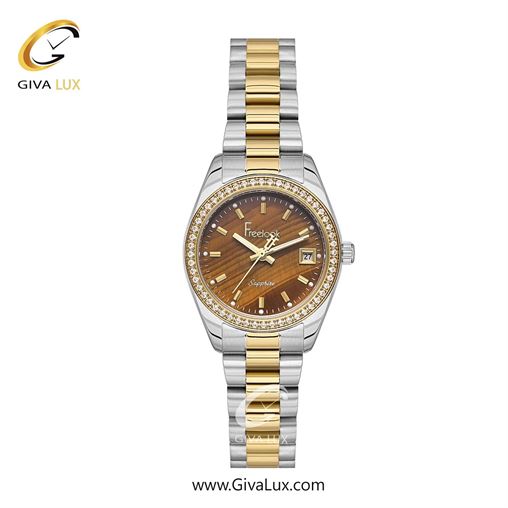 ساعت مچی اورجینال زنانه فریلوک Freelook طلایی | نقره ای-طلایی| قهوه ای| کد رفرنس FL.1.10442-5