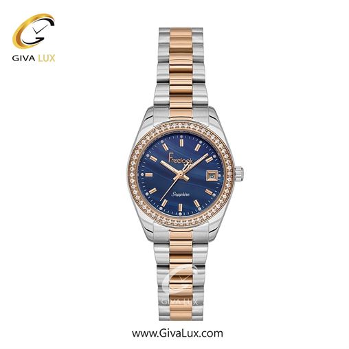 ساعت مچی اورجینال زنانه فریلوک Freelook رزگلد | رزگلد-نقره ای| سرمه ای| کد رفرنس FL.1.10442-7