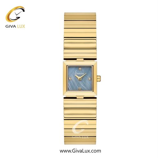 ساعت مچی اورجینال زنانه فریلوک Freelook طلایی | طلایی| آبی خاکستری| کد رفرنس FL.1.10443-3